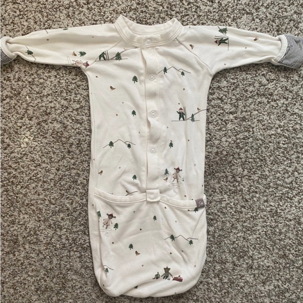 Goumi Baby Christmas Pajama Sleep Sack Gown 0-3 Month
